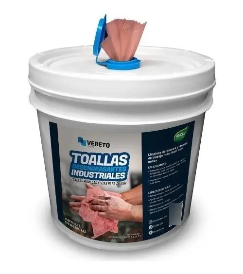 90C-1520 oallitas humedas desengrasantes en cubeta 90C-1520 oallitas humedas desengrasantes en cubeta